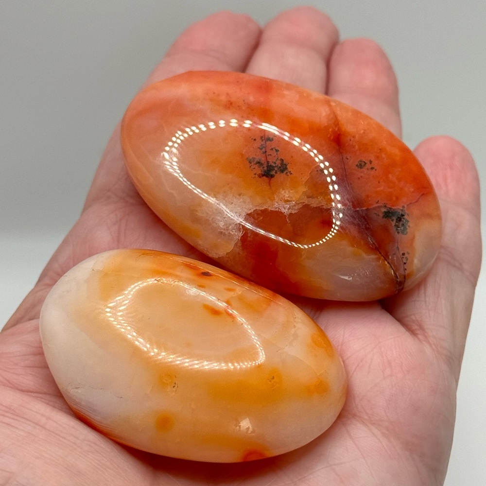 Carnelian Palm Stone Bundle